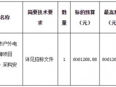 岳陽市城市戶外電子屏廣告牌項目（九華山）采購安裝項目重新立項項目公開招標公告